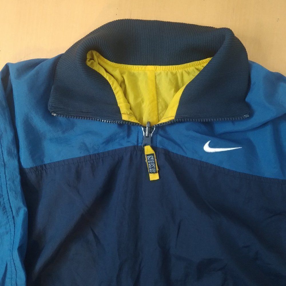 Vintage 90s Nike Reversible Pullover Windbreaker Jacket